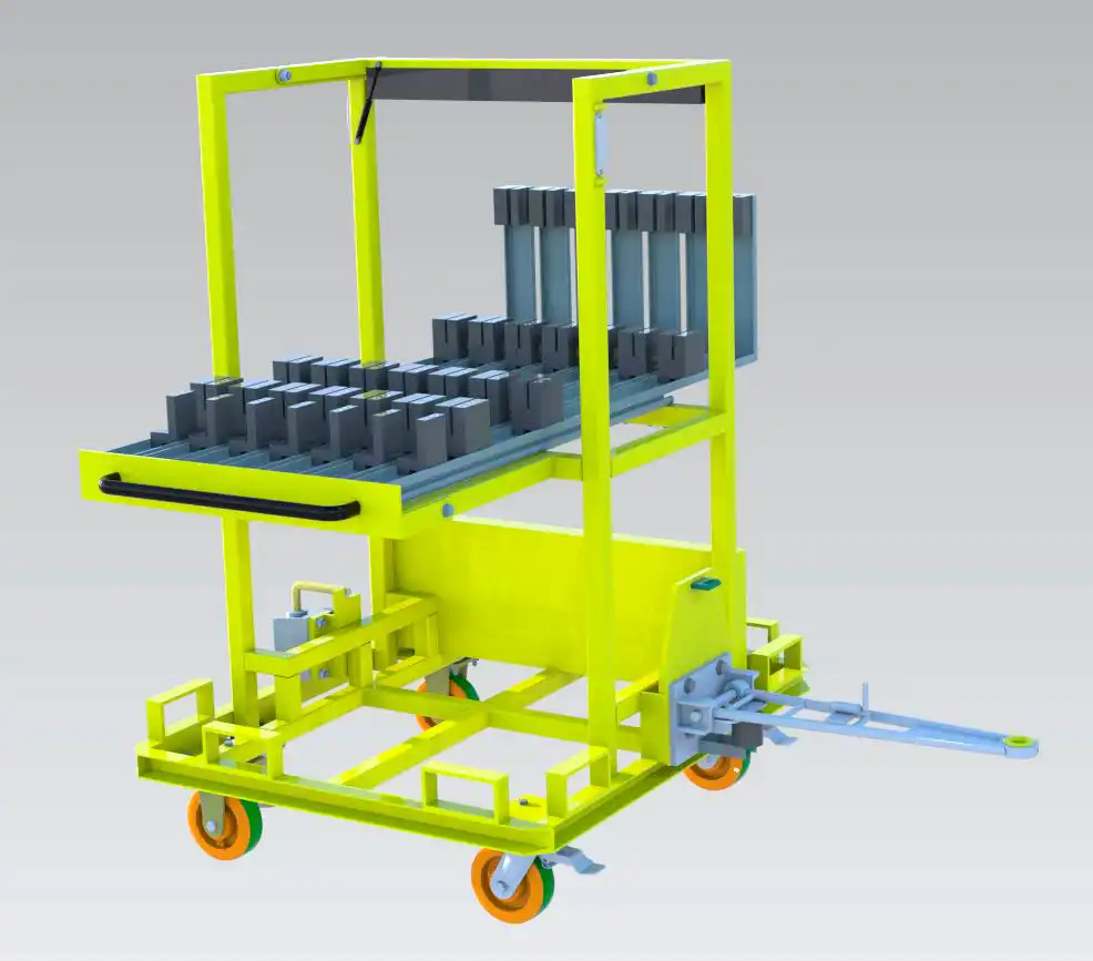 Contenedor de carga con cristales abatibles de Tecnoproex