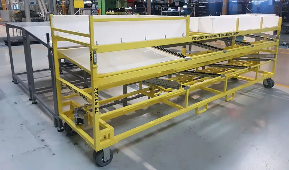 Carro secuencia sirgas de Tecnoproex