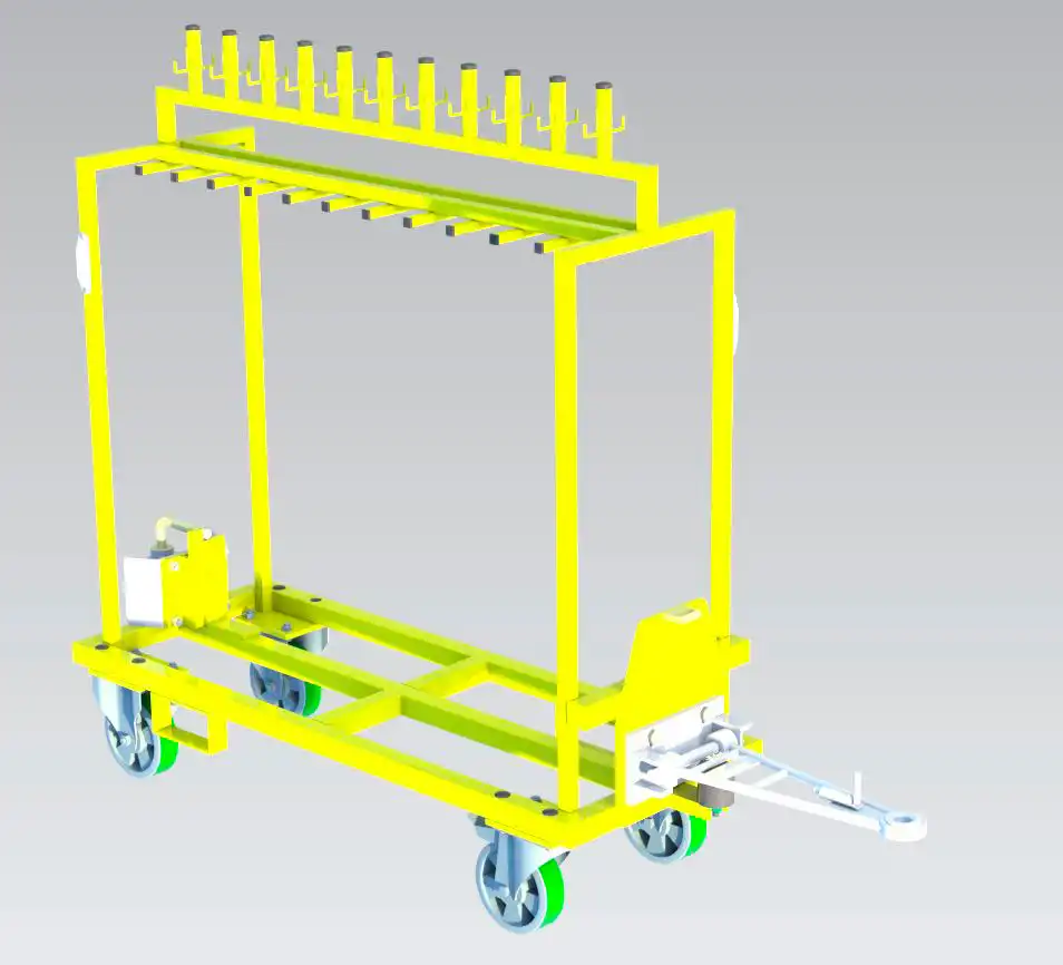 Contenedor de carga con actuador de Tecnoproex