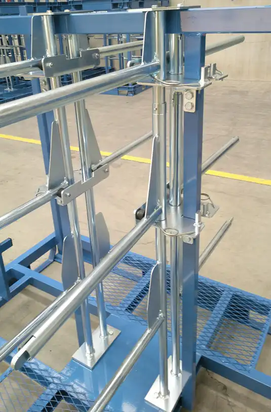 Detalle de contenedor manual de Tecnoproex